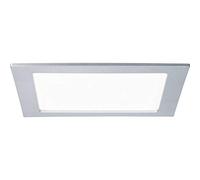 Paulmann panel LED empotrado angular, 18W, cromo