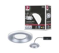 Paulmann 92249 Sormus IP65 - Foco empotrado (100 mm, 4,8/1,5 W, 560 lm, 180 lm, 230 V, 3000 K), color cromado mate