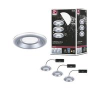 Paulmann 92250 Sormus IP65 - Foco empotrado (100 mm, 3 x 4,8/1,5 W, 560 lm, 180 lm, 230 V, 3000 K, cromo mate
