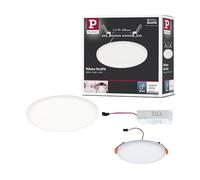 Paulmann Plafón empotrable Veluna 92391 1x10 W 4000 K IP44 Blanco