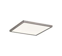 Paulmann 92952 Panel LED Areo, cuadrado, incl. 1x12 W, lámpara de techo, níquel mate, plafón, plástico, lámpara para sala de estar 3000 K