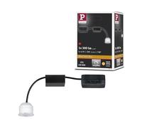 Paulmann 92976 Luminaria empotrable LED Nova Mini Plus Coin redonda 4,2 W EasyDim, regulable, foco empotrable en el techo, blanco cálido 2700 K