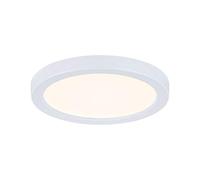 Paulmann 93031 Panel LED, luminaria empotrable Areo VariFit IP44 blanco cálido 118 mm redondo incl. 1x6,5 W, blanco, lámpara de techo, plástico 3000 K