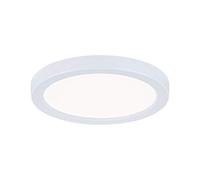 Paulmann 93035 Panel LED, luminaria empotrable Areo VariFit IP44 blanco neutro 118 mm redondo incl. 1x6,5 W, blanco, lámpara de techo, plástico 4000 K