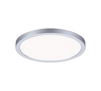 Paulmann 93038 Panel LED, luminaria empotrable Areo VariFit IP44 blanco neutro 175 mm redondo incl. 1x13 W, cromo mate, lámpara techo plástico 4000 K