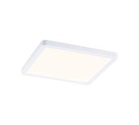 Paulmann 93053 Panel LED, luminaria empotrable Areo VariFit IP44 3 Step Dim 175x175 mm cuadrado incl. 1x13 W, regulable, blanco, plástico 3000 K