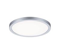 Paulmann 93057 Panel LED, luminaria empotrable Areo VariFit IP44, 3 Step Dim, 175 mm, redondo, incl. 1x13 W, regulable, cromo mate, plástico, 4000 K