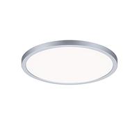 Paulmann 93058 Panel LED, luminaria empotrable Areo VariFit IP44, 3 Step Dim, 230 mm, redondo, incl. 1x16 W, regulable, cromo mate, plástico, 4000 K