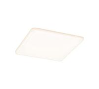 Paulmann 93061 Panel LED, luminaria empotrable Veluna VariFit IP44 3 Step Dim 185x185 mm cuadrado incl. 1x17 W lámpara techo satinado plástico 3000 K
