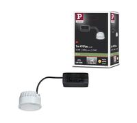 Paulmann 93070 Luminaria empotrable LED Nova módulo 3-Step-Dim Coin, redonda, 50mm 6W 470lm 230V 2700K, sat., redondo, regulable, foco techo, plástico