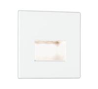 Paulmann Luminaria empotrable LED Edge Quadro 93093 – 50 lm 230V 2700K cuadrada blanco mate