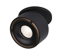 Paulmann 93370 LED luz empotrada Spircle 78mm incl. 1x8,0 W Blanco cálido Negro mate Aluminio sistema de iluminación 3000 K