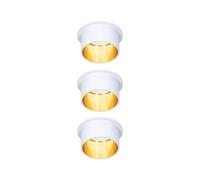 Paulmann Gil lámpara de techo 3x6 W blanco-dorado 93381