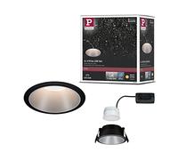 Paulmann Cole Coin lámpara empotrada 1x6.5 W negro-plata 93407