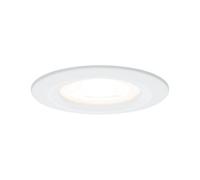 Paulmann 93597 Luminaria empotrable LED Nova, foco techo, redondo, 3x7 W, lámpara GU10, Spot, blanco, regulable IP44 resistente a salpicaduras de agua