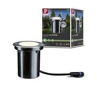 Paulmann 939.08 Luminaria empotrable suelo exterior Plug&Shine 3000 K 6 W 24 V ángulo irradiación 38° orientable 93908, foco empotrable LED exterior