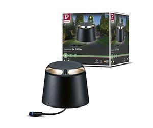 Paulmann 939.17 Luminaria de montaje sobre el suelo exterior Plug & Shine IP67 3000 K 3 W 24 V 93917 Iluminación exterior, luminaria para caminos