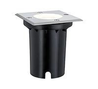 Paulmann 93993 Juego luminaria empotrable en el suelo Special IP67 cuadrado GU10 blanco cálido 3,5 W LED, exterior, iluminación para terraza, luminaria empotrable de jardín, luminaria para parterre