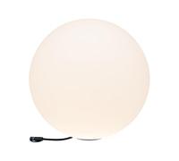 Paulmann 941.79 Objeto luminoso exterior Plug & Shine Globe IP67 3000 K 575 lm 24 V, luminaria esférica, luminaria exterior, iluminación para el jardín, iluminación para la terraza 94179