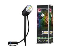 Paulmann Luminaria exterior Plug & Shine Spot Pike 94283 – LED RGBW ZigBee regulable IP44 antracita