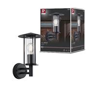 Paulmann Wall Classic lámpara de pared para exteriores 1x15 W negro-transparente 94398