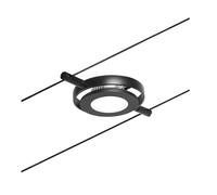 Paulmann Wire RoundMac foco de sobre cable negro