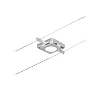 Paulmann 94421 CorDuo LED sistema de cable proyector MacLED DC incl. 1x4,5 W extensible cromo mate, cable metálico cromado 3000 K