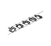 Paulmann Wire MacLED LED sobre cable 5 luces negro