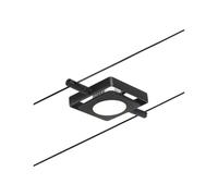 Paulmann 94425 CorDuo Proyector LED por cable MacLED DC incl. 1x4,5 W extensible Negro mate, cromado Cable metálico 3000 K