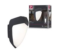 Paulmann 94517 Luminaria exterior LED Smart Home Zigbee Ikosea con sensor crep./movim. IP44 incl. 2x2,2 W Tunable Warm antracita plástico 3000 K