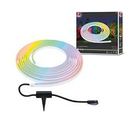 Paulmann 94562 Luminaria exterior LED Plug & Shine strip Smart Home Zigbee Smooth IP67 10m incl. 1x39 regulable, RGBW, blanco 3000K