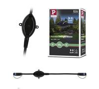 Paulmann 94587 Luminaria Exterior Plug & Shine Sensor crep. Wireless Twilight IP67 24V máx. 150W Negro, cuadr., máx.150W Negro ilum.jardín sist.