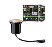 Paulmann 94588 Luminaria exterior LED Smart Home Zigbee, empotr.en el suelo 1m IP65 control luz blanca red., 1x4,6 W regulable negro acero inox 2000K