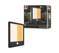 Paulmann Lamina aplique de pared CCT angular negro
