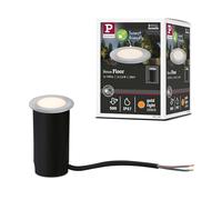Paulmann 94726 Lum.exterior LED, luminaria empotr.suelo, luz dorada, resp. con los insectos IP67 redonda 50mm 2200K 2,2W 60lm 230V alu plástico, metal