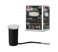 Paulmann 94727 Lum.exterior LED, luminaria empotr.suelo, luz dorada, resp. con los insectos IP67 redonda 50mm 2200K 2,2W 15lm 230V alu plástico, metal