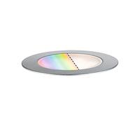 Paulmann 94751 Luminaria LED empotr.en el suelo Plug & Shine Floor Smart Home Zigbee red. IP67 2W 65lm regul. 70mm acero inox RGBW res. al agua de mar