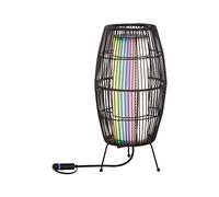 Paulmann 94754 Objeto luminoso LED Plug & Shine Basket Smart Home ZigBee IP65 3,2W 180lm regulable 400mm negro metal/plástico RGBW