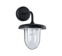 Paulmann 94757 Luminaria exterior, aplique Vintario resist. agua de mar IP44, redonda, 180x250 mm máx. 20W 230 V antracita aluminio, sin lámpara E27