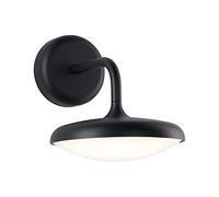 Paulmann 94758 Luminaria exterior LED aplique Nostro res. al agua de mar IP44 redonda 180x250mm 3000K 10W 900lm 230V antracita aluminio blanco cálido