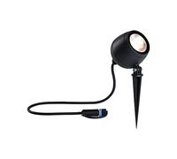Paulmann 94774 Reflector de jardín LED Plug & Shine Kikolo IP65 7,2W 460lm regulable 261mm antracita plástico/aluminio 3000K luminaria exterior