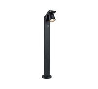 Paulmann 94831 Baliza LED Cuff, detector de movimientos, IP44 782mm 3000K 10W 700lm 230V 70° antracita, aluminio, luminaria exterior
