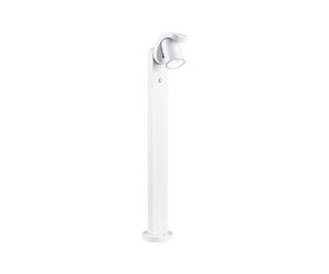 Paulmann 94833 Baliza LED Cuff, detector de movimientos, IP44 782mm 3000K 10W 700lm 230V 70° blanco, aluminio, luminaria exterior