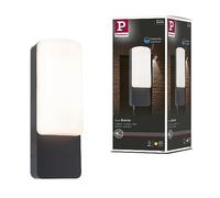 Paulmann 94850 Aplique de exterior LED Bonnie IP44 93x77mm 3000K 8,5W 560lm 230V antracita, aluminio, luminaria exterior