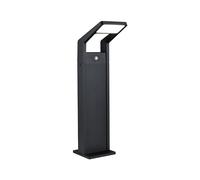 Paulmann 94860 Baliza LED Juntea, detector de movimientos, IP44, 585mm, 3000K, 11W, 900lm, 230V, antracita, aluminio, luminaria exterior