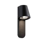 Paulmann 94862 Aplique ext. LED Caissa, detector mov. + sensor alta frecuencia, IP44 105x127mm 3000K 9W 700lm 230V 65° antracita, alu., lum. exterior