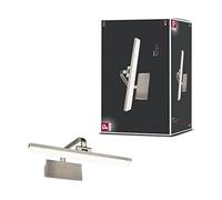 Paulmann 95569 Luminaria para cuadros LED Renan 400mm incl. 1x9,5W blanco cálido, latón envejecido, luz para cuadros, metal, acrílico, aplique, 3000K