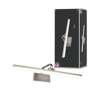 Paulmann 95570 Luminaria para cuadros LED Renan 600mm incl. 1x11W blanco cálido, latón envejecido, luz para cuadros, metal, acrílico, aplique, 3000K