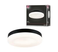 Paulmann 96778 Plafón LED 3StepDim Amalie, 2700K, 1000lm, 230V, 16W, regulable, negro mate, luminaria de pared y techo