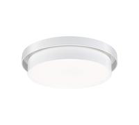 Paulmann 96779 Plafón LED 3StepDim Malik, 2700K, 850lm, 230V, 13,5W, regulable, blanco, luminaria de pared y techo
